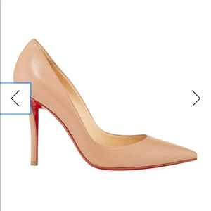 Used Christian Louboutin apostrophy nude sz37